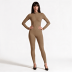Fleece-Lined Thermal Jumpsuit for Women - Fleece Society