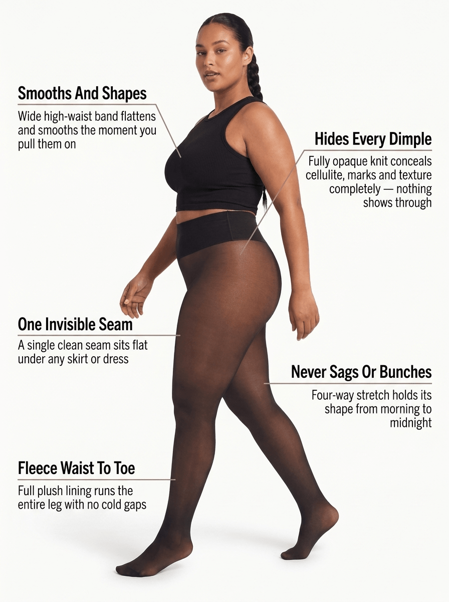 the fleece-lined legging - Fleece Society