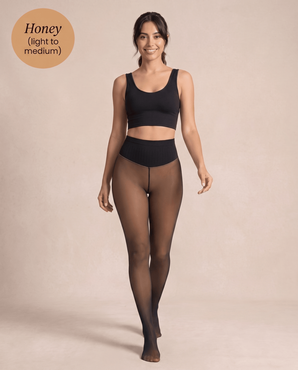 the secret sheers — fleece-lined sheer tights - Fleece Society