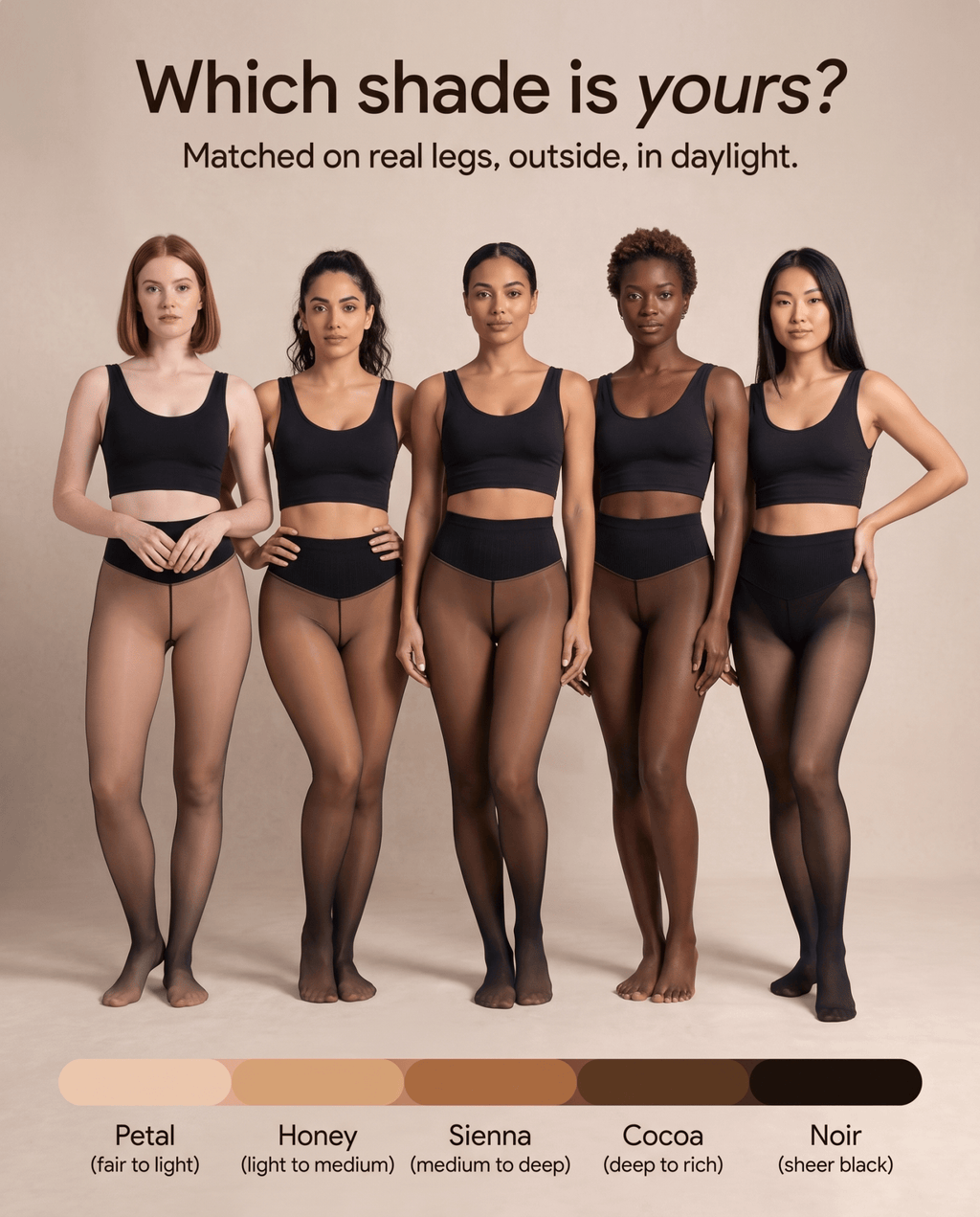 the secret sheers — fleece-lined sheer tights - Fleece Society