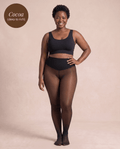 the secret sheers — fleece-lined sheer tights, deep shades - Fleece Society