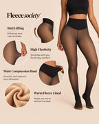 the sheer fleece-lined legging - Fleece Society